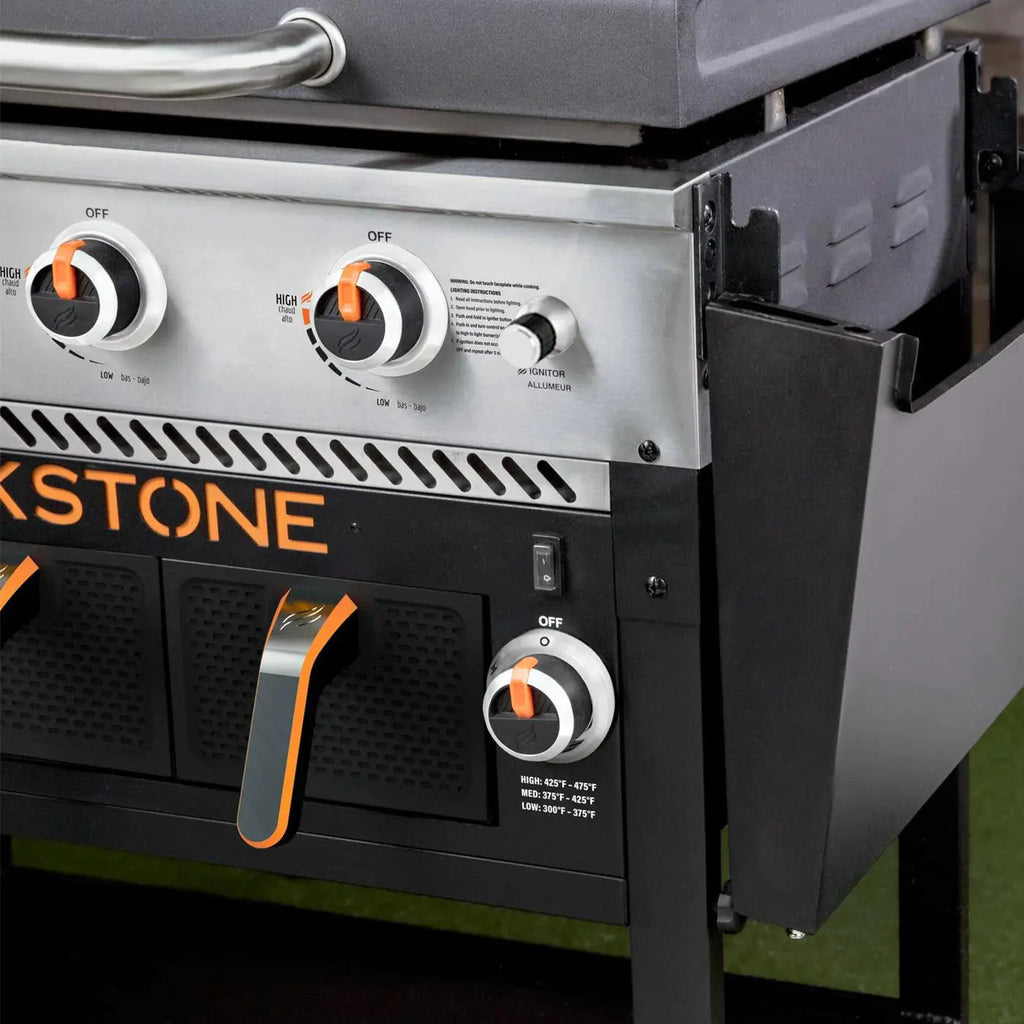 28-Inch 2-Burner Griddle With Electric Air Fryer And Hood