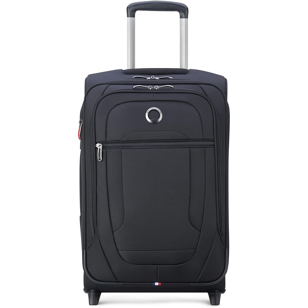 DELSEY PARIS Carry-On Softside Expandable Luggage, Black, 21 Inch - Helium DLX