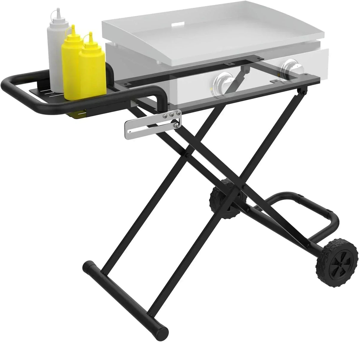 Heavy-Duty Foldable Grill Cart For 22/17 Grill