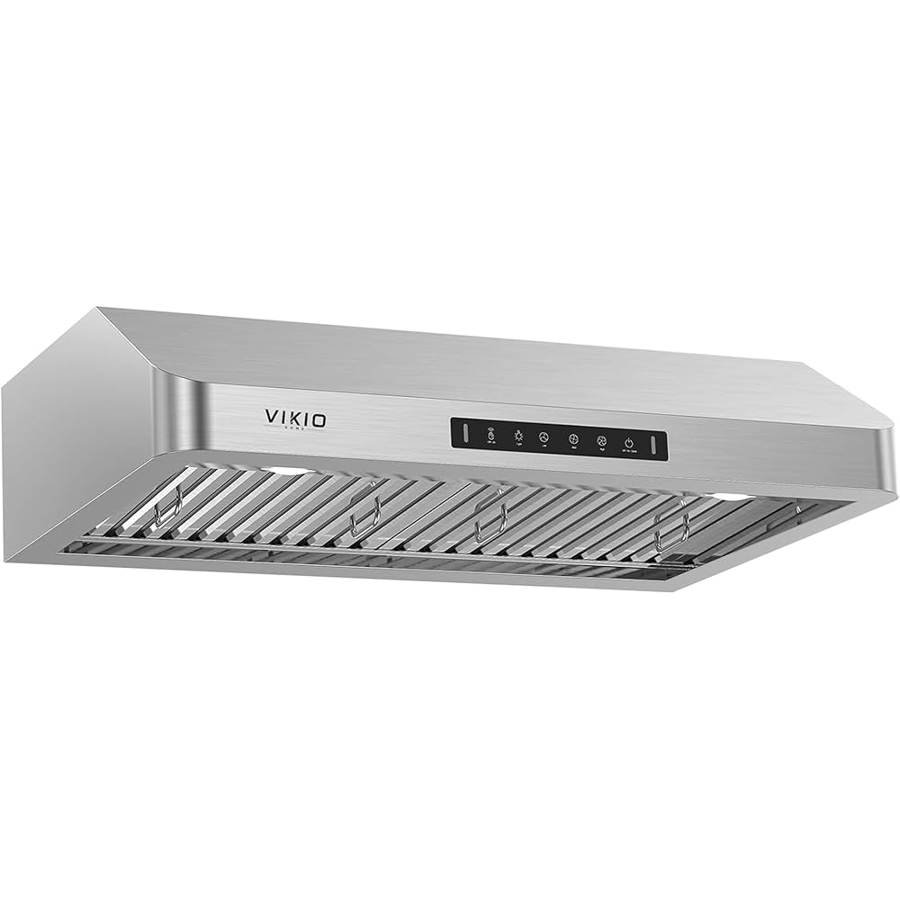 Vikio Home Under-Cabinet Range Hood 30-Inch 980 CFM
