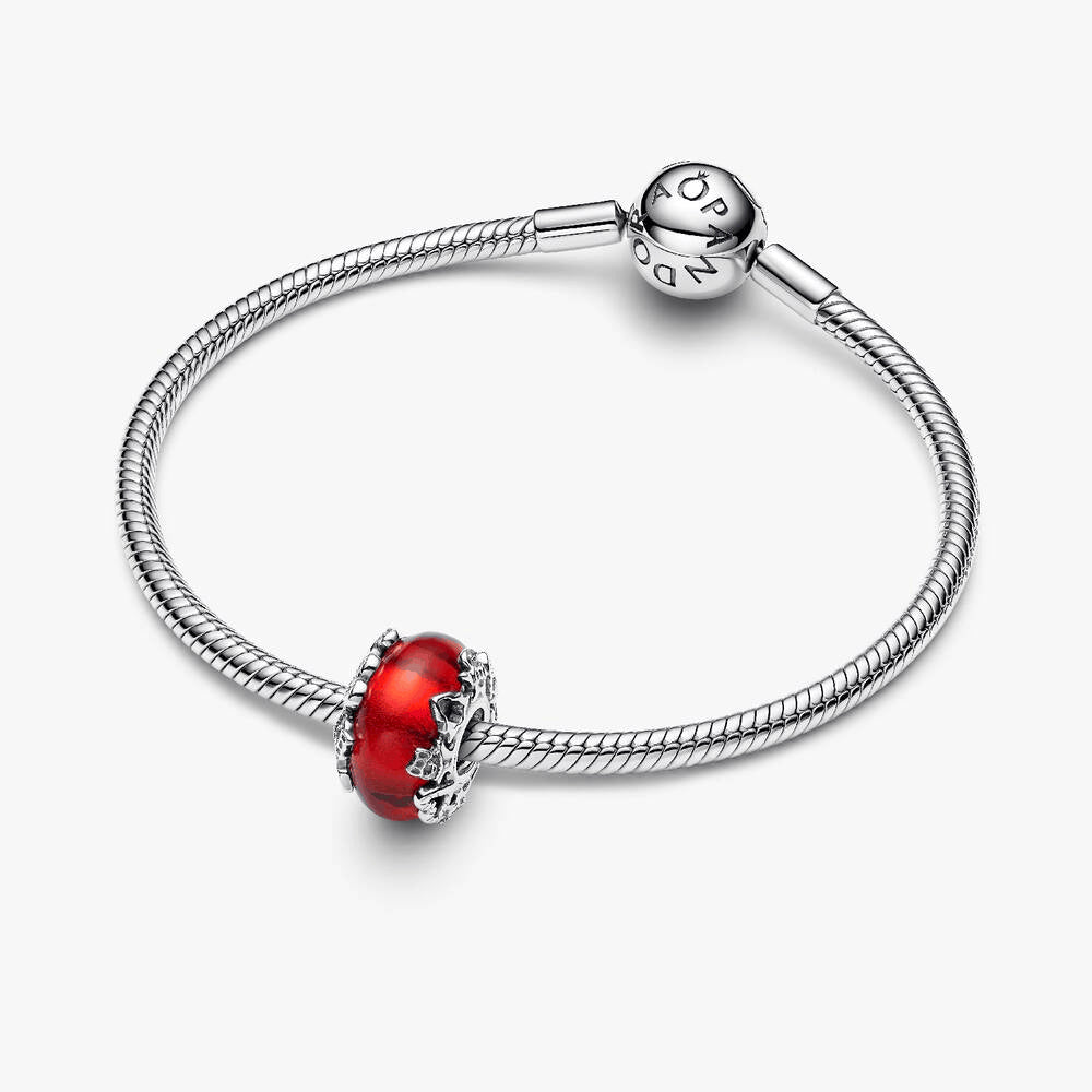 Christmas Magic Murano Glass Charm