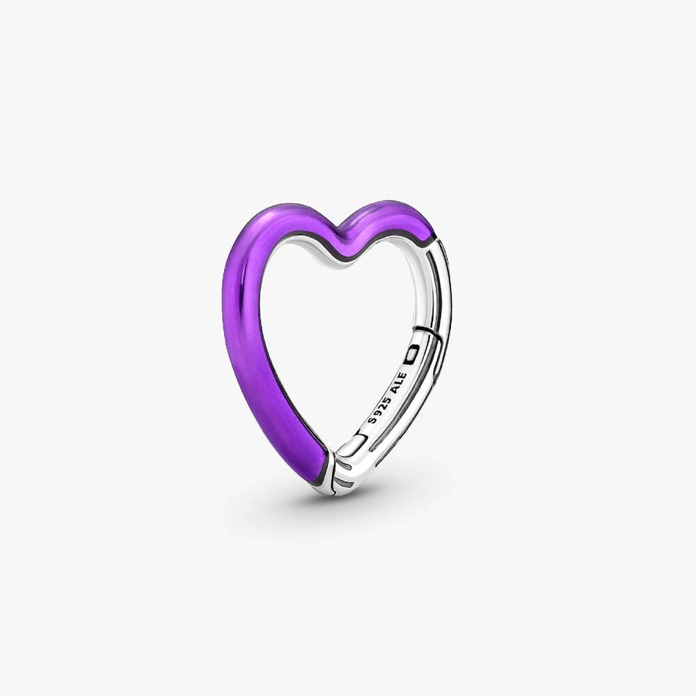 Pandora ME Purple Heart Openable Link