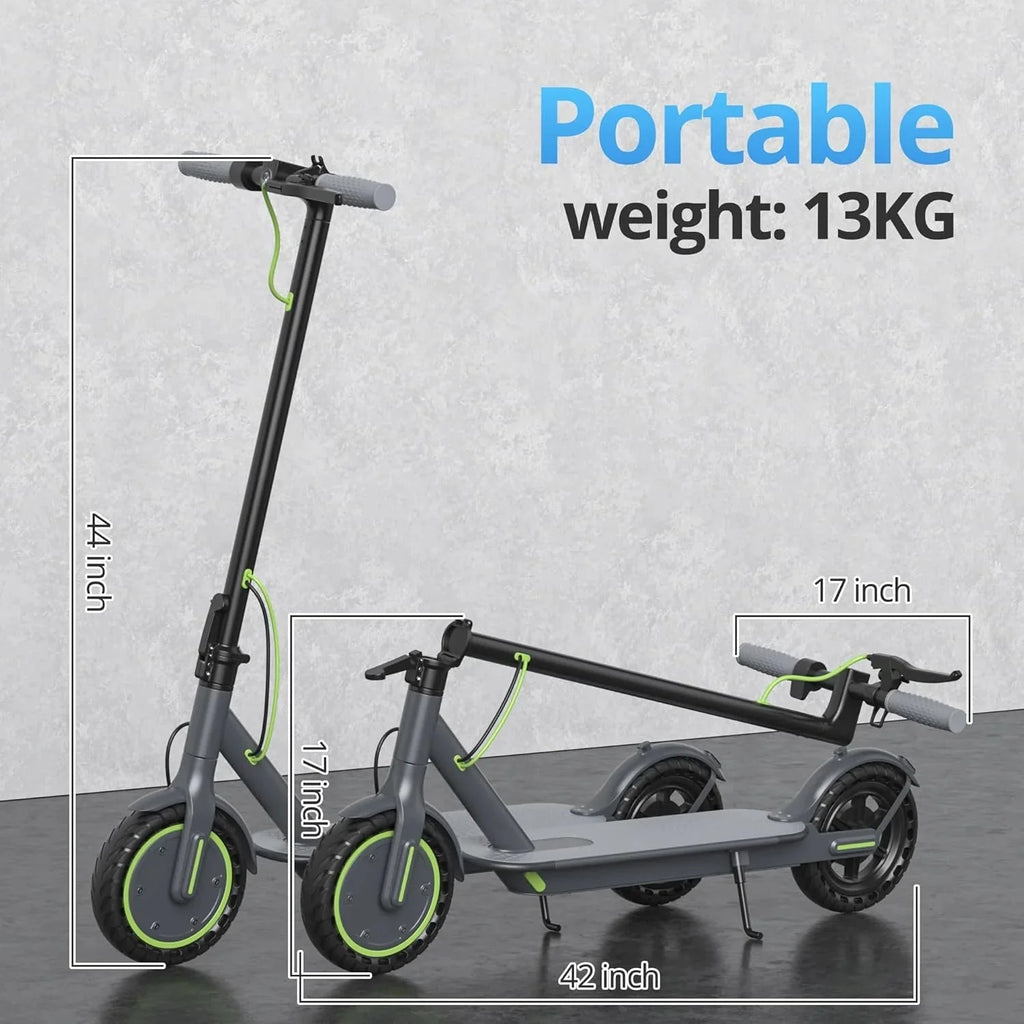 Roinside Electric Scooter, 8.5 in Solid Tires, 350W, 19 MPH, 21-23 Miles - UP12 Plus