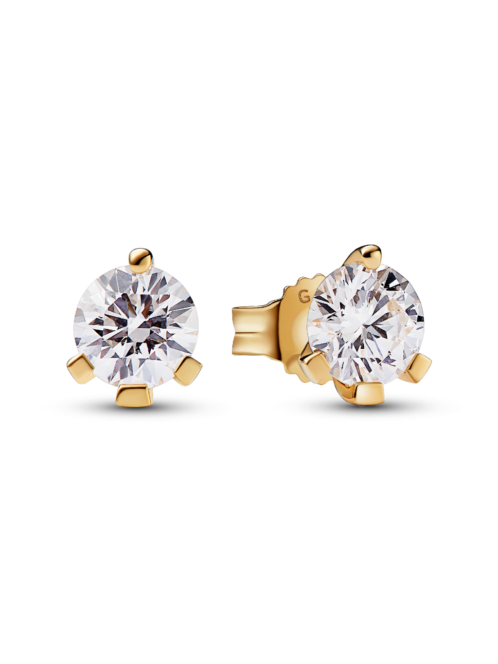 Pandora Nova 14k Gold Lab-grown Diamond Earrings