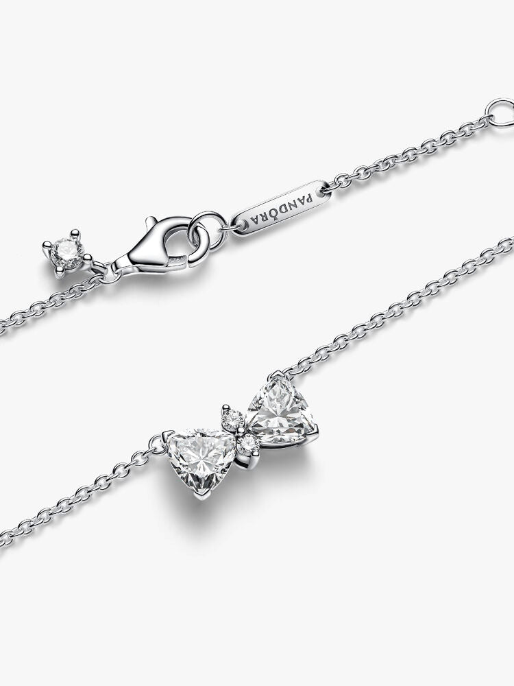 Sparkling Bow Necklace