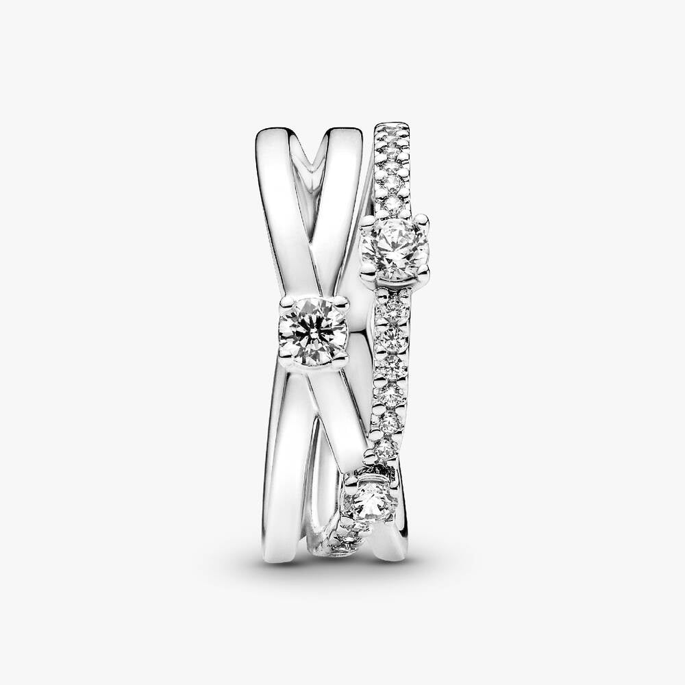FINAL SALE - Sparkling Triple Band Ring