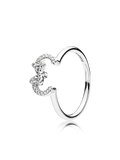 FINAL SALE - Disney Minnie Mouse Ears Silhouette Puzzle Ring