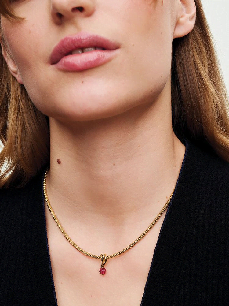 Studded Chain Necklace