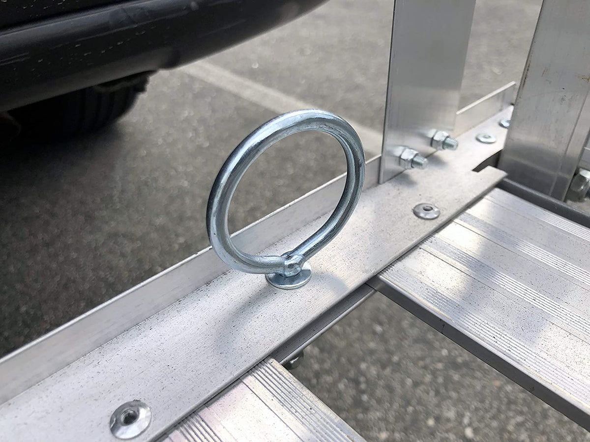 Aluminum Hitch Mount Cargo Carrier With 47-Inch Long Ramp, 1-Pack