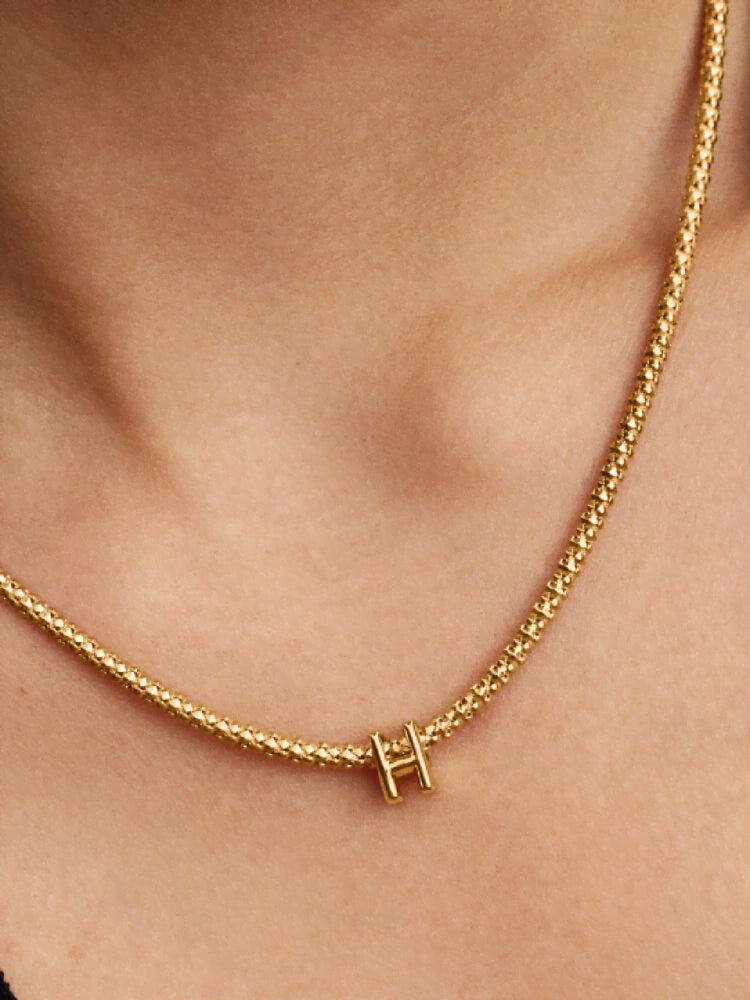 Letter H Alphabet Charm