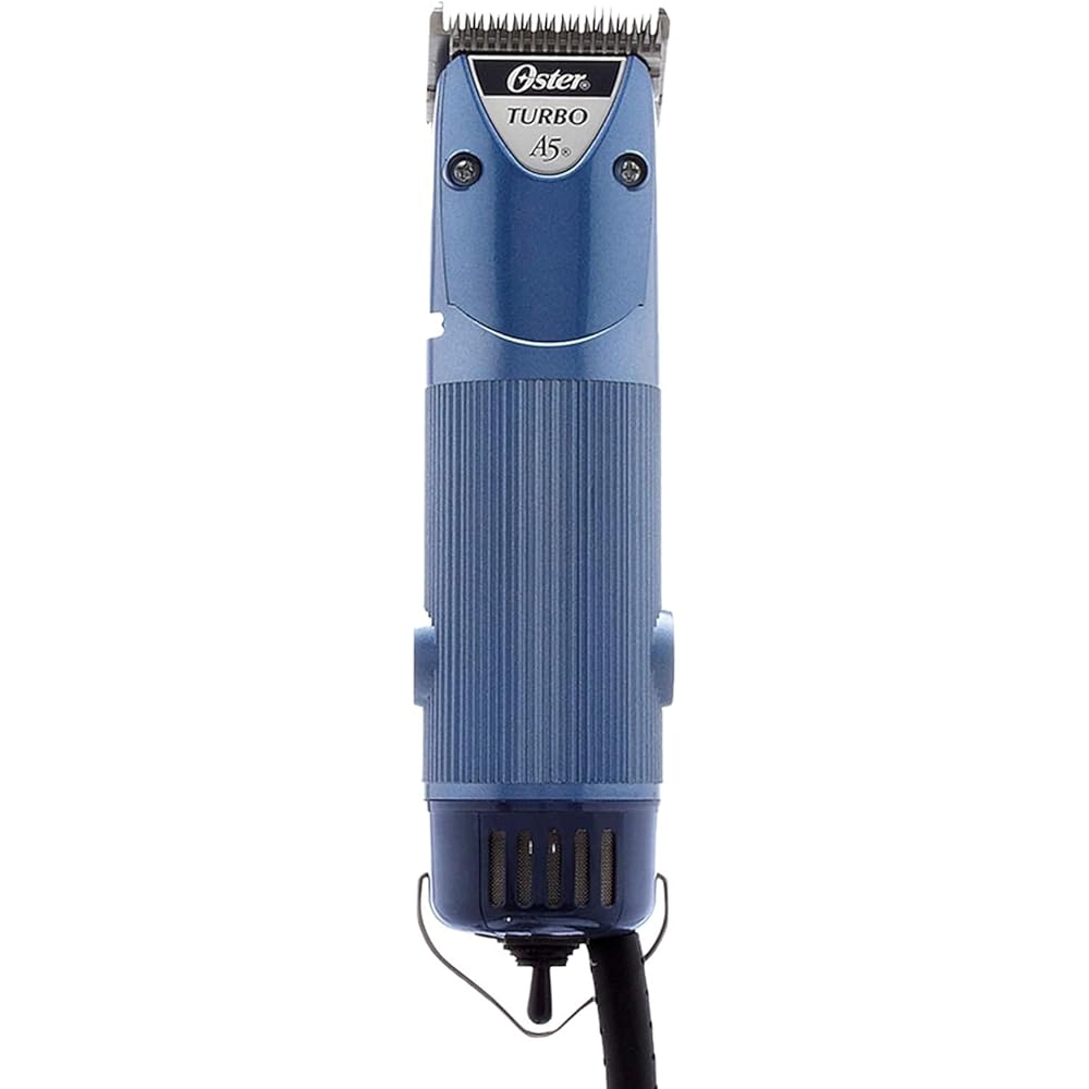 Oster Turbo A5 Heavy Duty Animal Grooming Clippers, Blue - A5