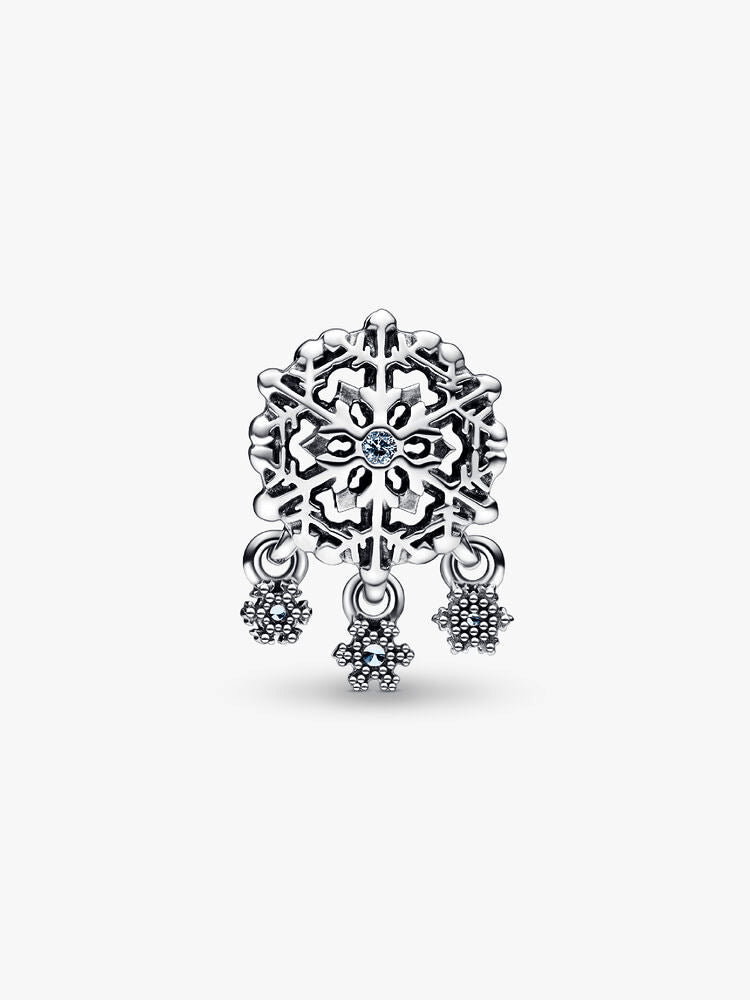 Icy Snowflake Drop Charm