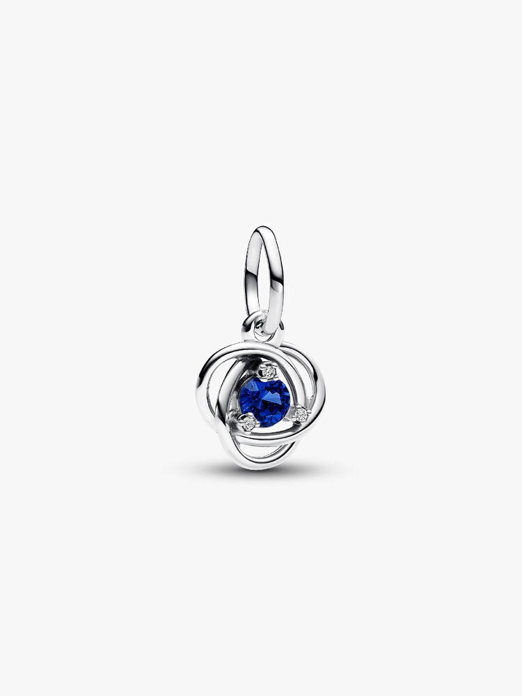 September Eternity Circle Dangle Charm Bracelet Set