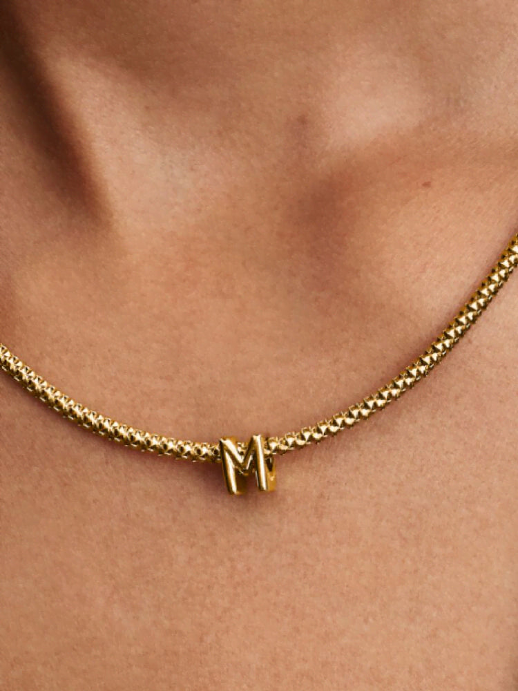 Letter M Alphabet Charm
