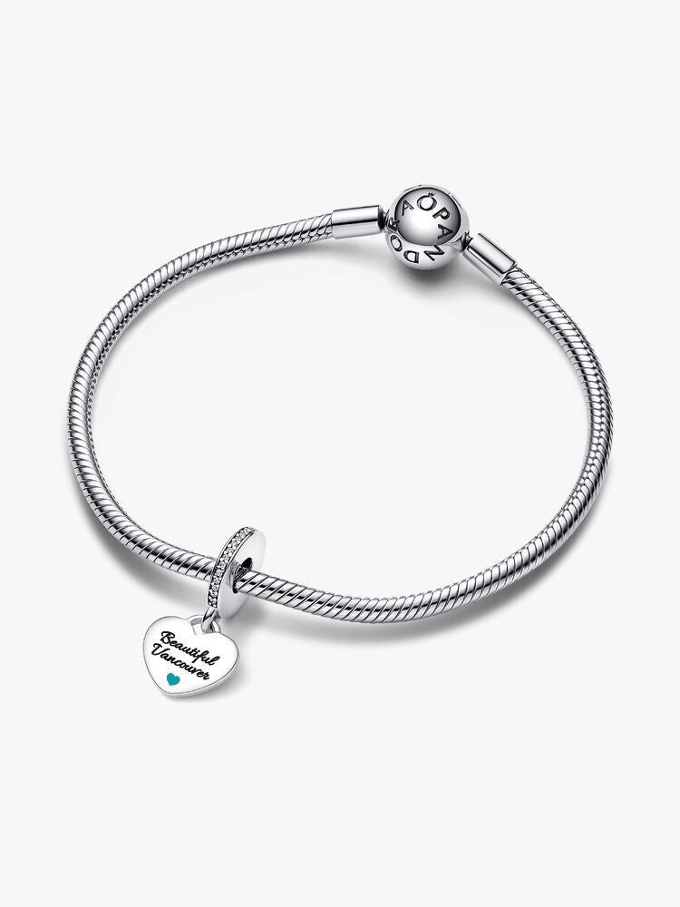 FINAL SALE - Vancouver Boat Heart Dangle Charm
