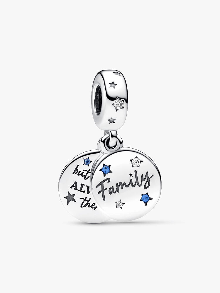 Family Love Double Dangle Charm