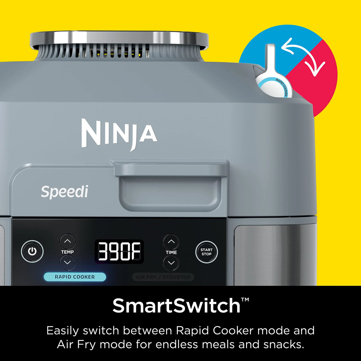 Ninja Speedi Rapid Cooker & Air Fryer, 6-Quart, Sea Salt Gray - SF301