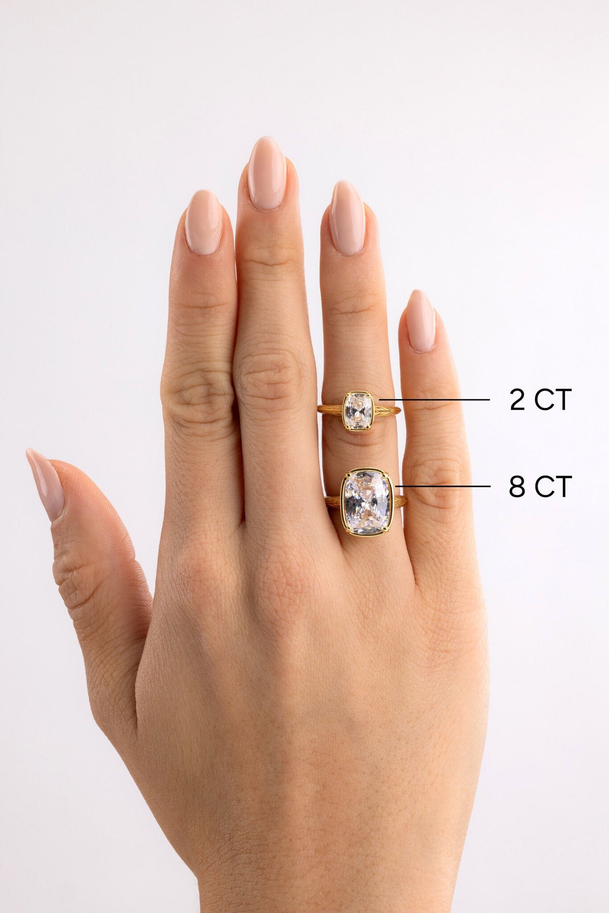 Elongated Cushion Cocktail Ring - view 4
