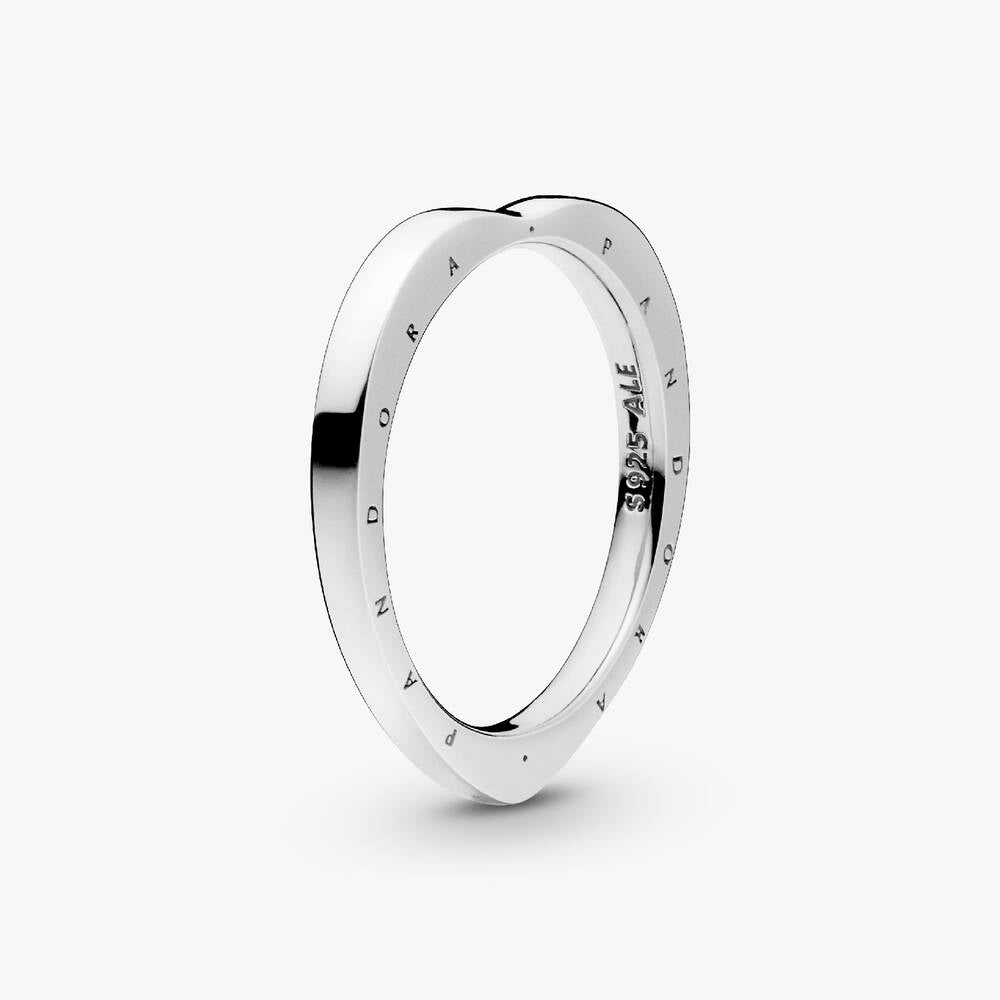 FINAL SALE - Heart-Shaped Pandora Logo Ring