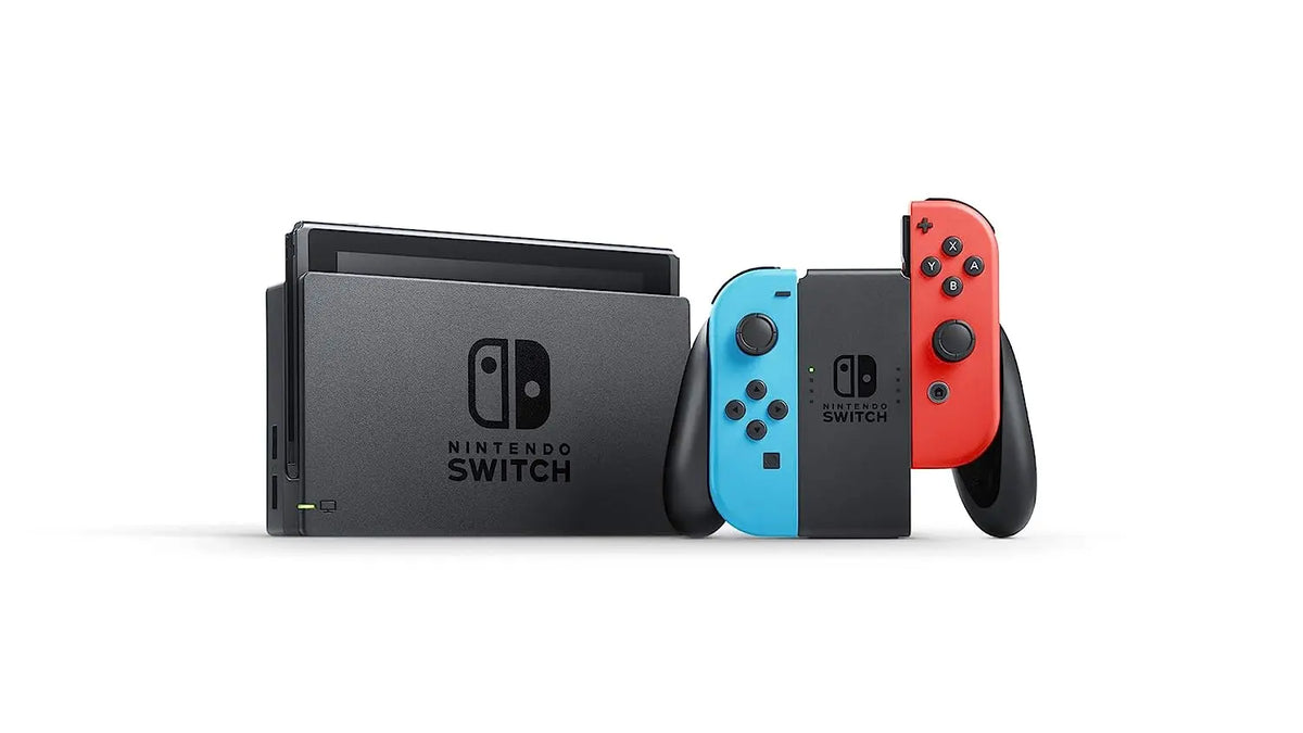 Nintendo Switch Console With Neon Blue And Neon Red Joy-Con - HAC-001(-01)