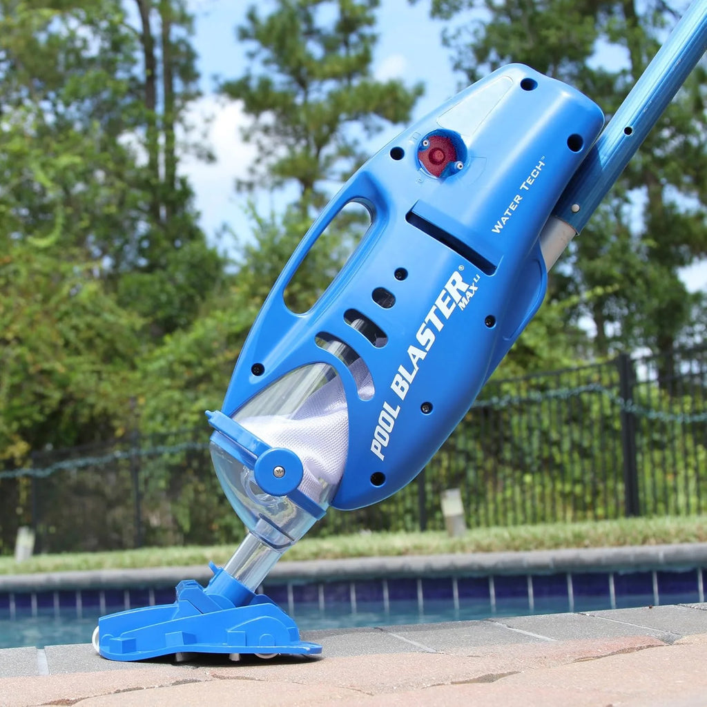 Pool Blaster Handheld Cordless Pool Vacuum, Blue And White - Max 30000ML