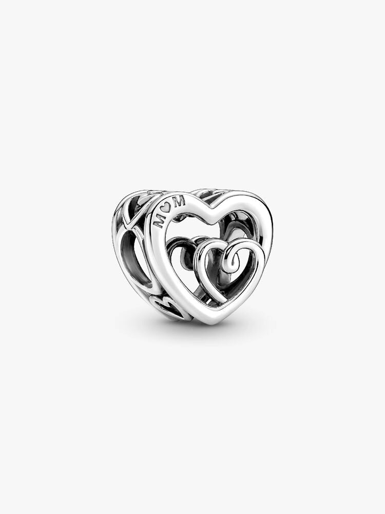 Entwined Infinite Hearts Charm