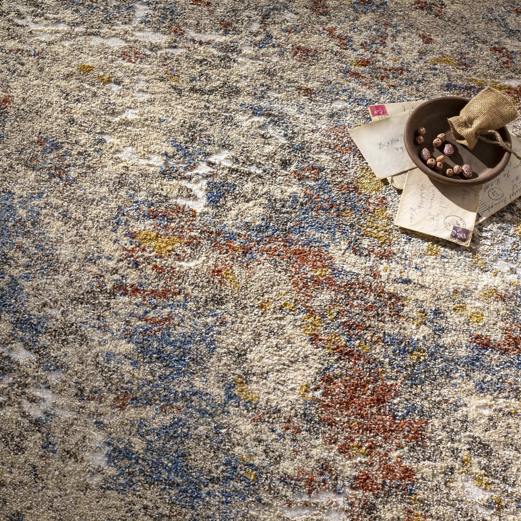 Mid-Century Medallion Area Rug - Brown