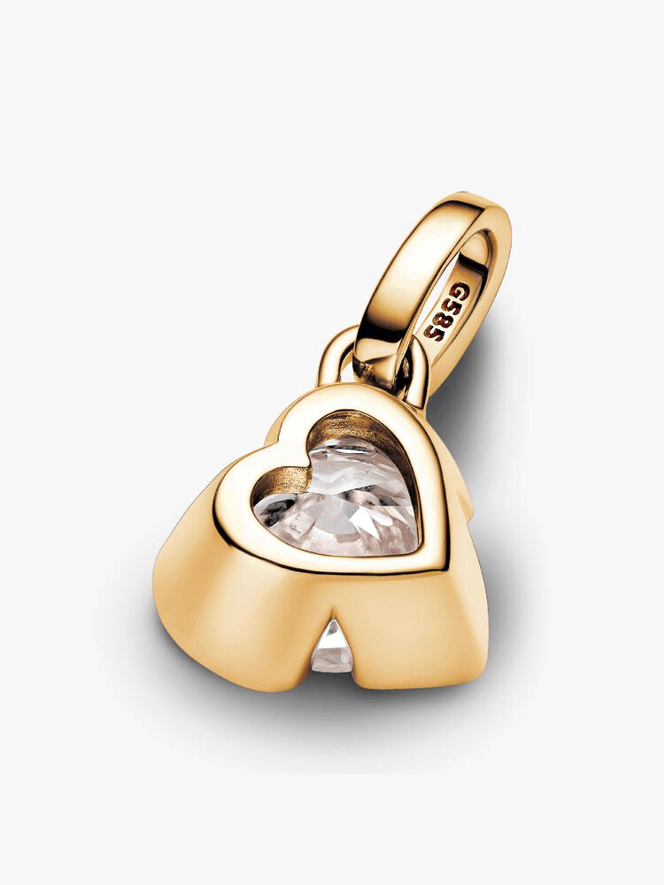 Pandora Talisman 14k Gold Lab-grown Diamond Heart Pendant