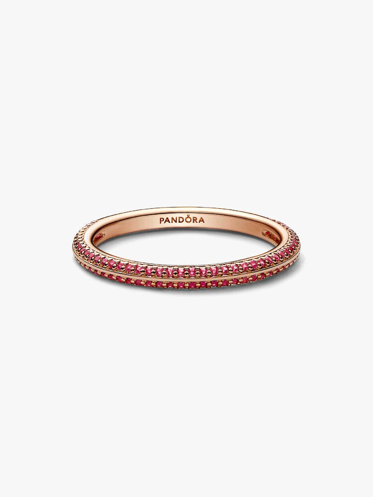 Pandora ME Red Pavé Ring