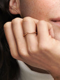 Polished Wishbone Ring