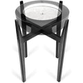 Homedics Drift 16-Inch Solid Wood Sand Table Stand - Black Walnut