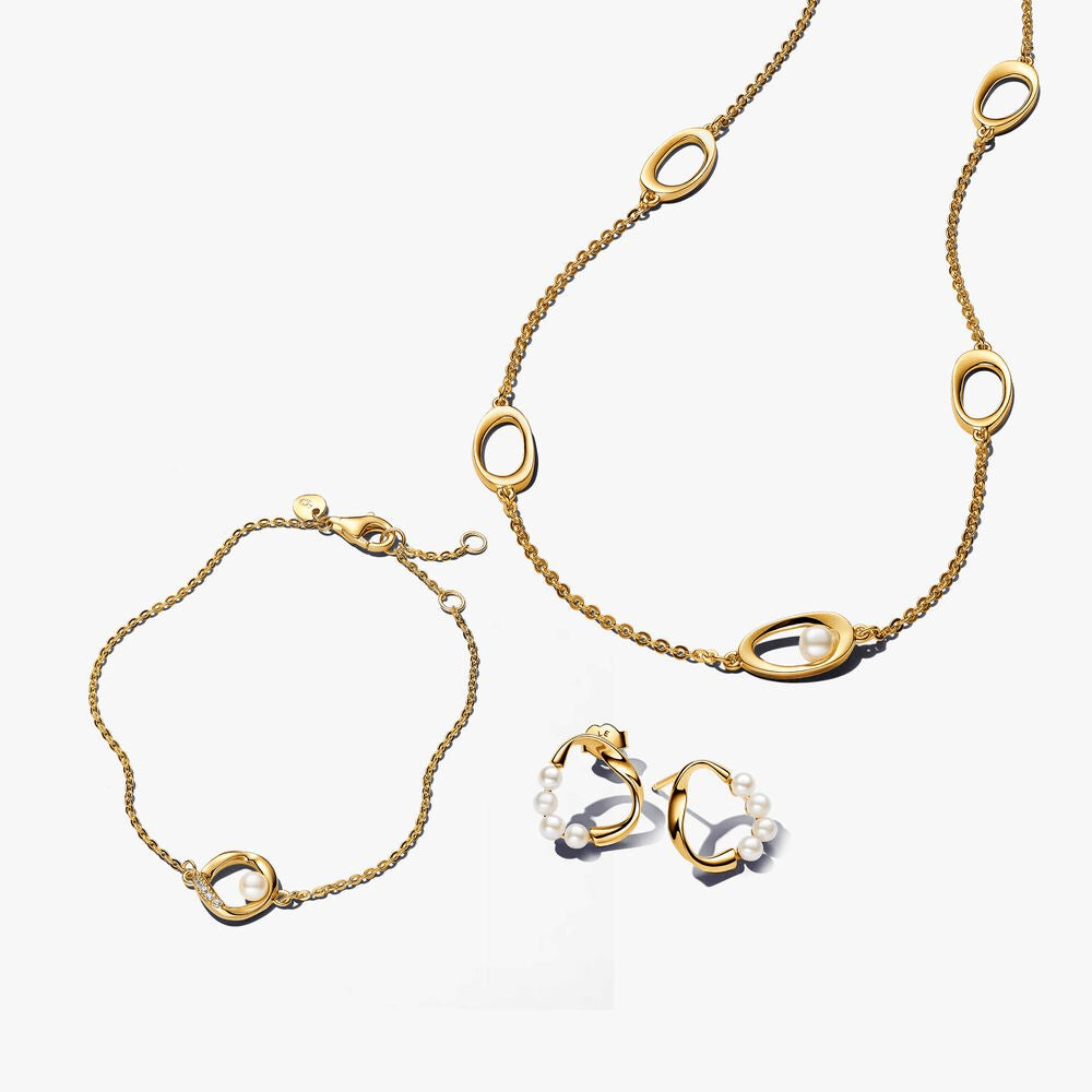 Simple Pearl jewelry set