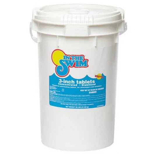 In The Swim 3 Inch Chlorine Tablets, 50 Lbs