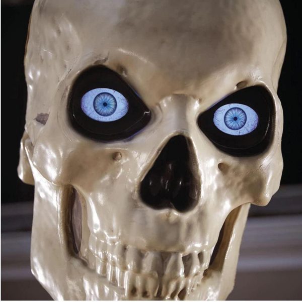 Home Accents 12 ft Giant-Sized Skeleton With LifeEyes - NO250058