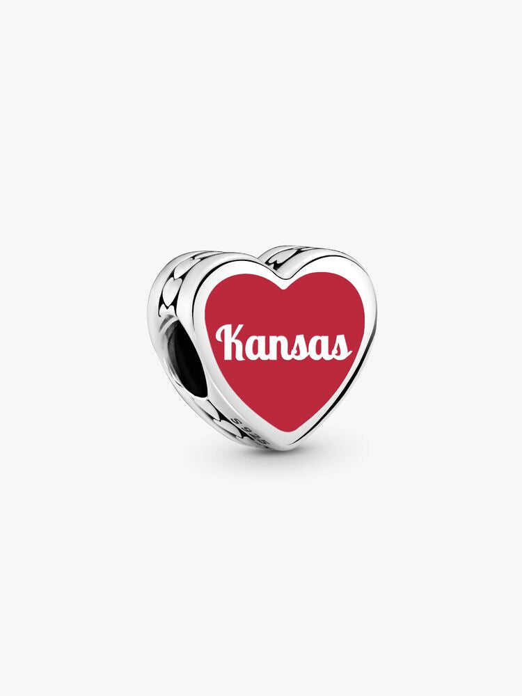 Kansas Heart Charm