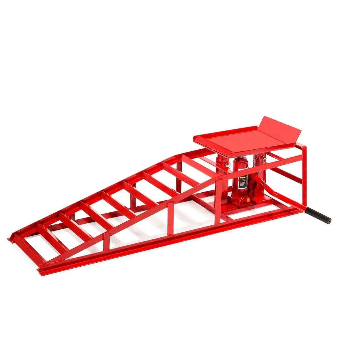 Hydraulic Car Service Ramps, Steel, Red, 2 Count