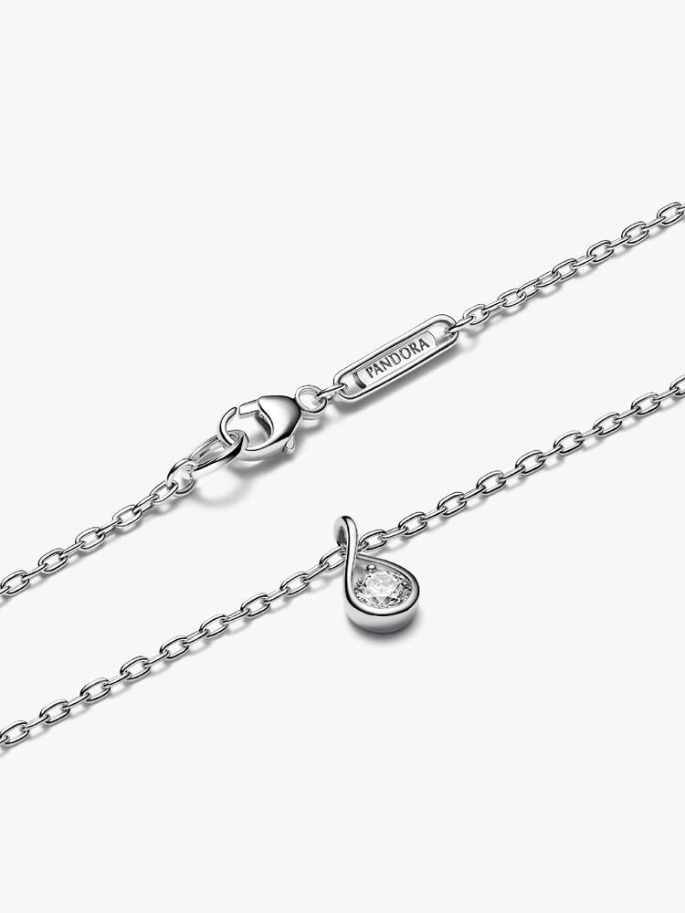 Pandora Infinite Sterling Silver Lab-grown Diamond Pendant Necklace