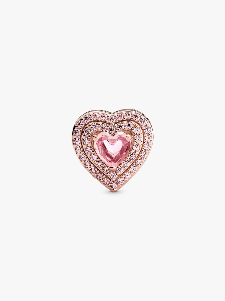 Sparkling Levelled Heart Charm