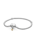 FINAL SALE - Disney Princess Pandora Moments Heart Snake Chain Bracelet
