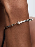 Pandora Infinite 14k White Gold Lab-grown Diamond Bangle