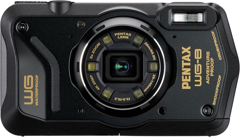 Black All-Weather Exploration Camera With Ring Light