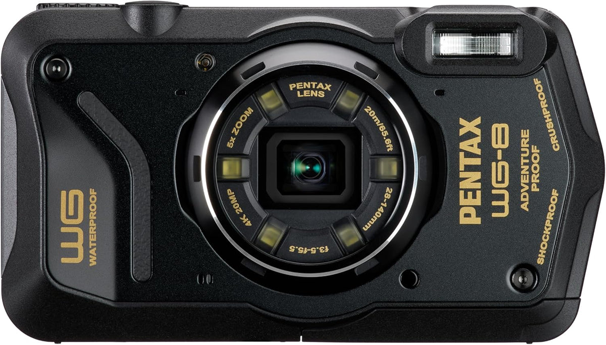 Black All-Weather Exploration Camera With Ring Light