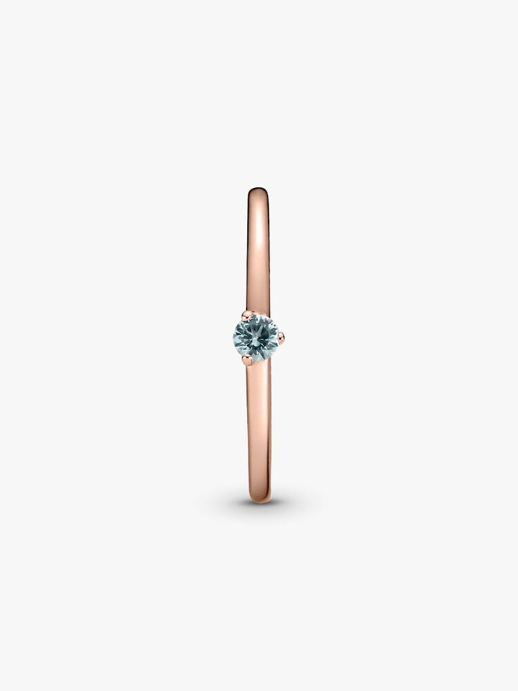 FINAL SALE - Light Blue Solitaire Ring