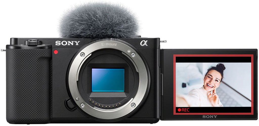 Sony Mirrorless Vlog Camera Body Only Black - Alpha ZV-E10