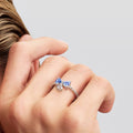 Bridgerton Blue Bow Ring