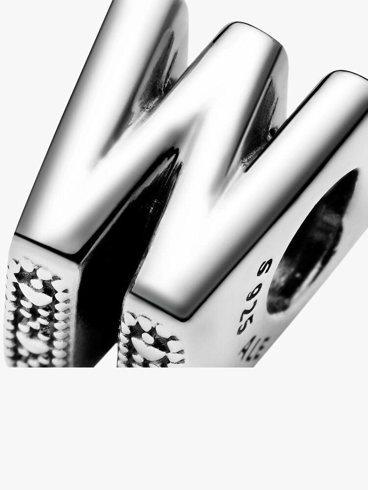 Letter W Alphabet Charm