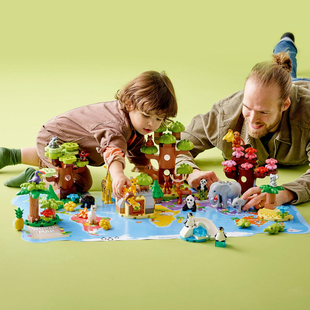 LEGO DUPLO Wild Animals Of The World Building Toy Set, 142 Pieces - 10975