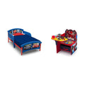 Delta Children Plastic Toddler Bed And Chair Desk Combo - Disney Cars