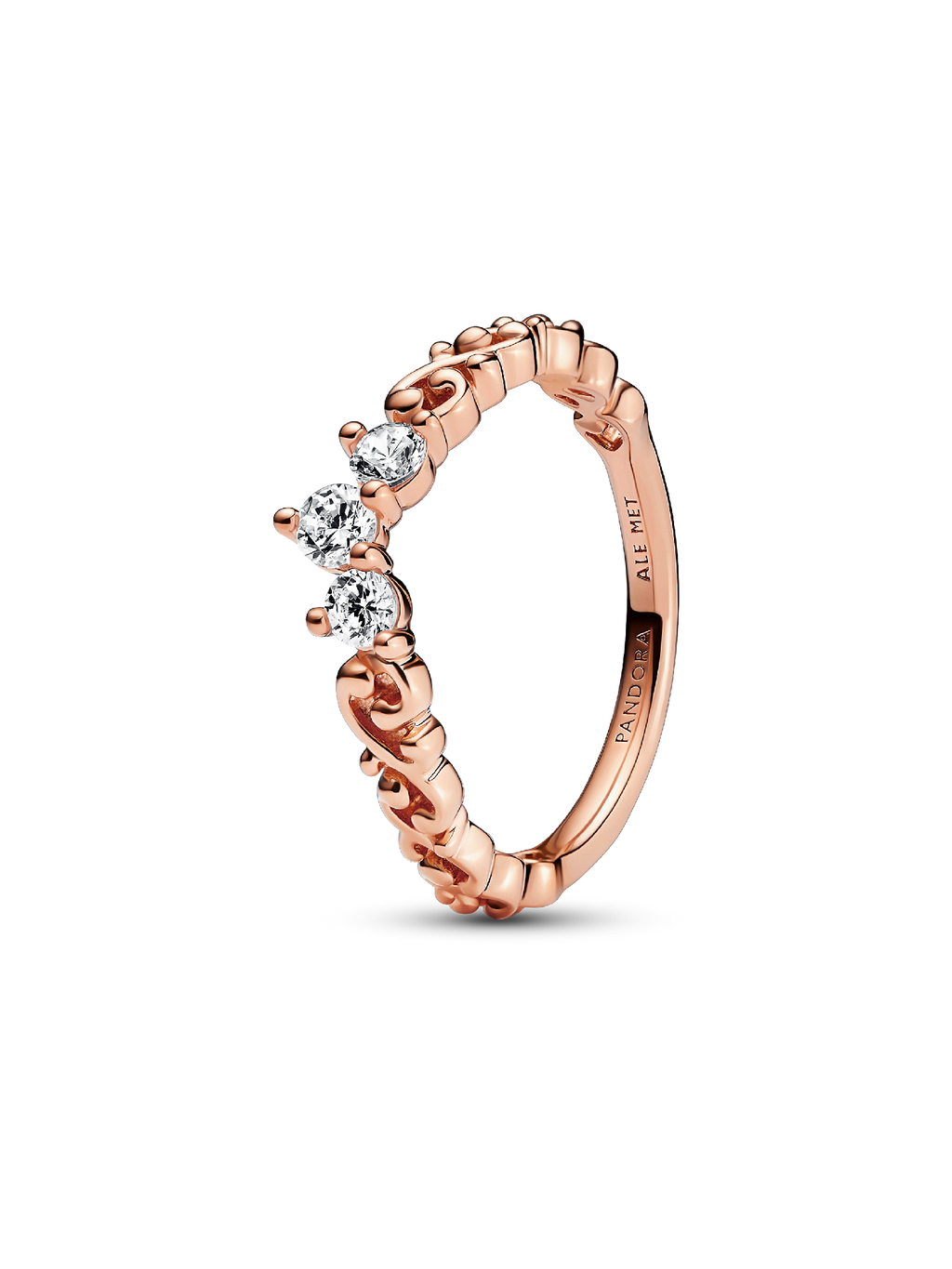 Regal Swirl Tiara Ring