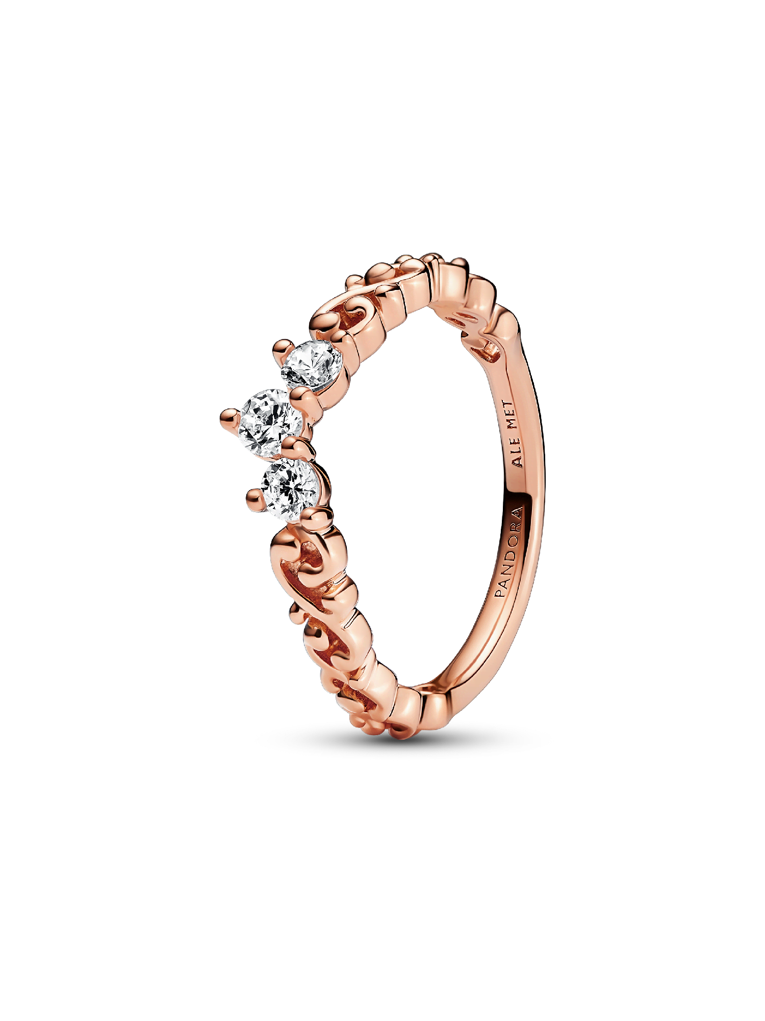 Regal Swirl Tiara Ring
